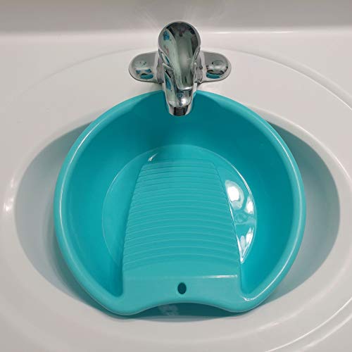 Ohisu Blue Washboard Basin for Hand Washing Clothes and Small Delicate Articles - Image 4