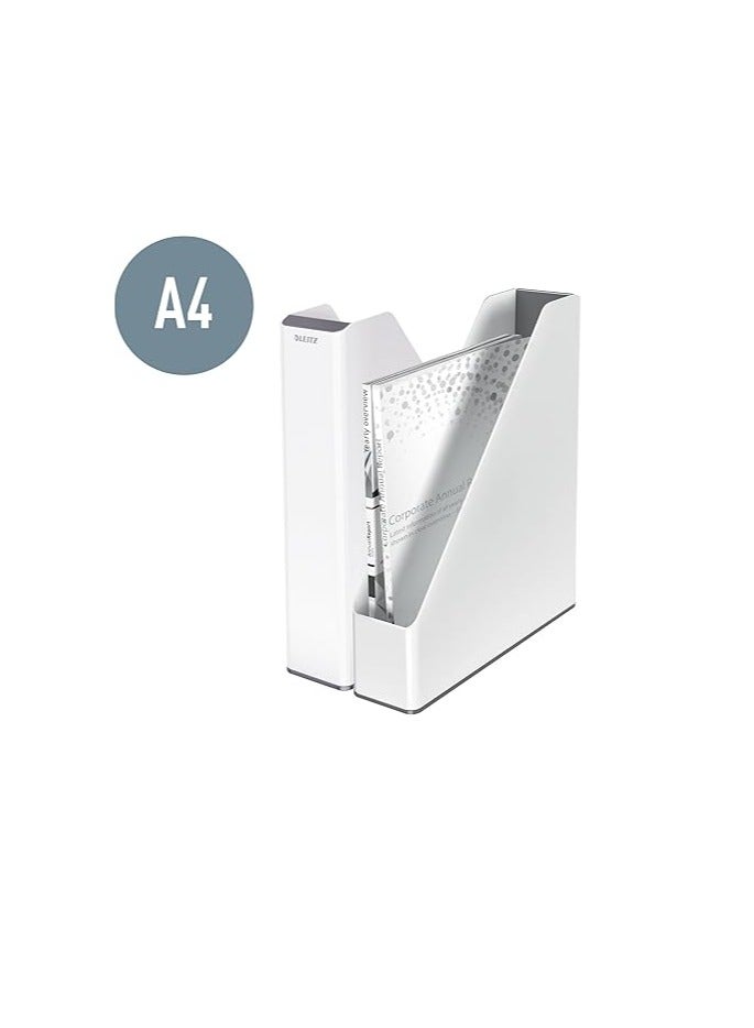 LEITZ حامل مجلات لايتز Wow Range A4 ثنائي اللون، 73 مم × 318 مم × 272 مم، أزرق 5362 - Image 3