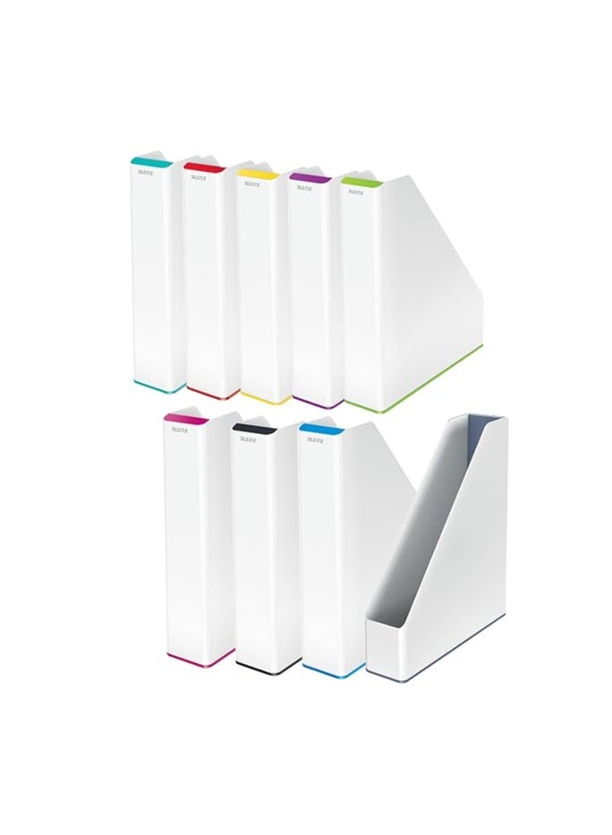LEITZ حامل مجلات لايتز Wow Range A4 ثنائي اللون، 73 مم × 318 مم × 272 مم، أزرق 5362 - Image 5