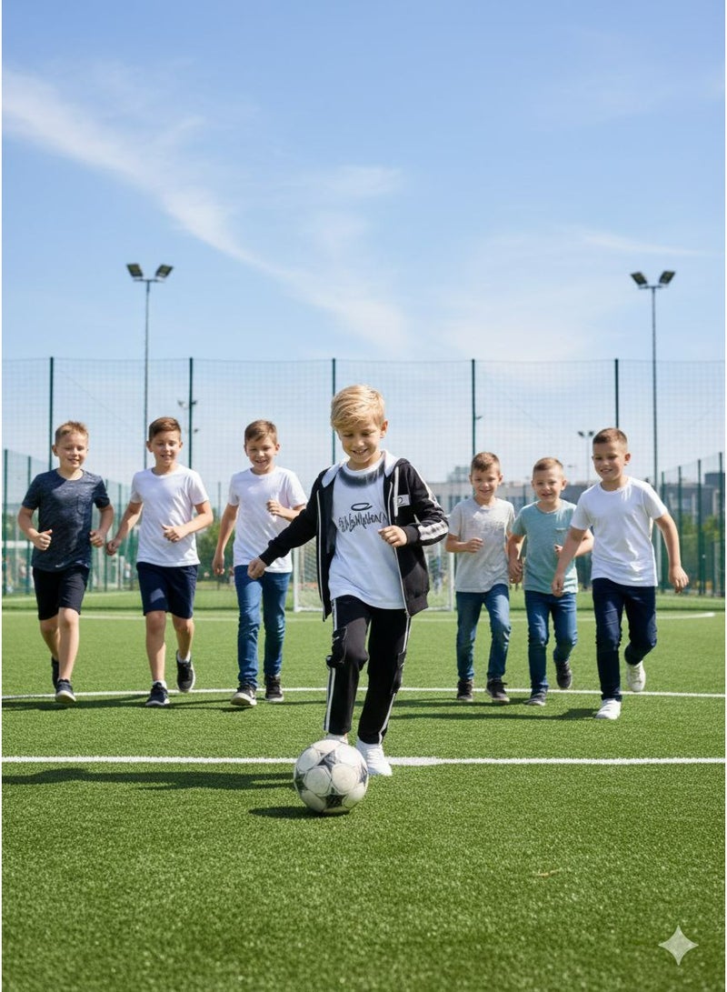 Diva Boys' 2-Piece Set (Diva Brand) - Royal Black Color - Size 12 Years - Premium Cotton Milton Fabric for Ultimate Comfort & Winter Warmth - Image 3