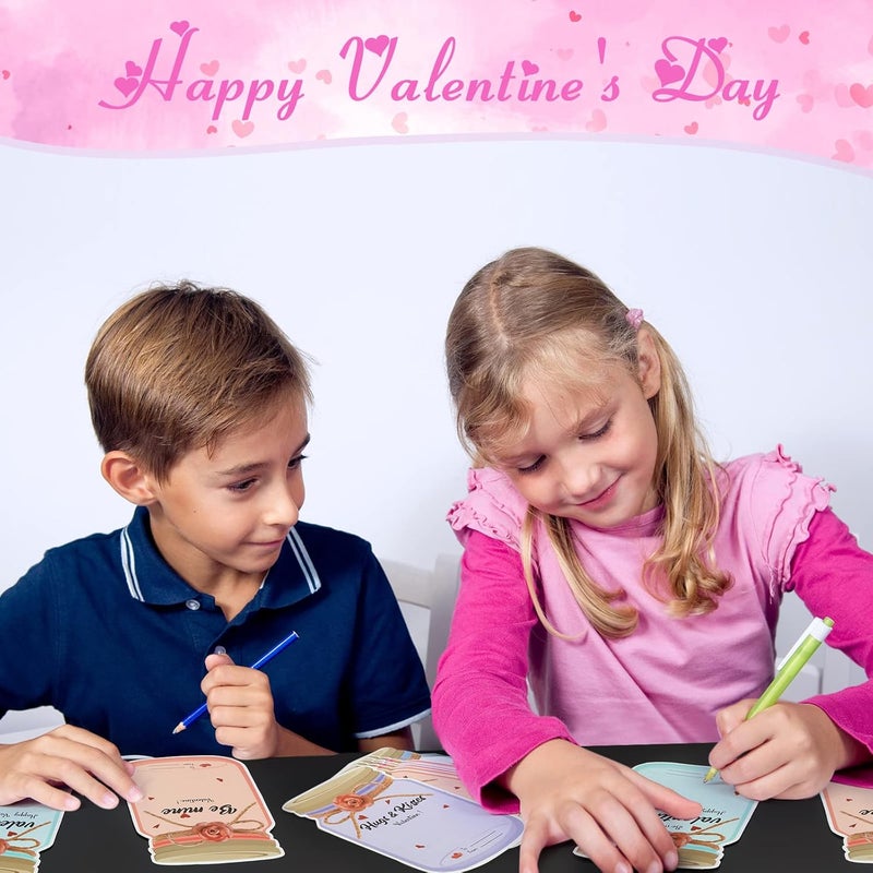 klarako 36 Pieces Valentines Day Cards Kids Jars Butterfly Valentines Exchange Cards Funny Valentine's Greeting Cards with Insect Bugs Figures Toys for Boys Girls School Classroom Prize Party Favors - Image 5