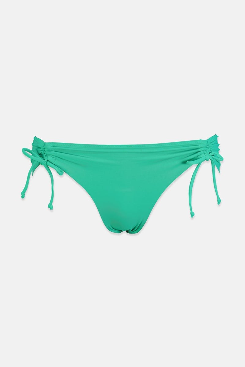 women'secret بيكيني سفلي بسيط للنساء 1 قطعة، أخضر - Image 1