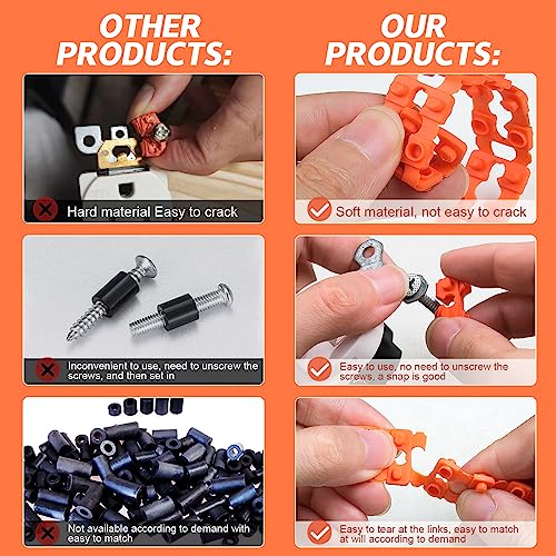 Upitry Outlet Spacers for Electrical Box Extender - 60 PCS Outlet Spacer Switch Light Receptacle Spacers for Loose Outlet Plug Fix - Plastic Shims Plate Spacer for Tile Backsplash Wall Electric Socket - Image 3