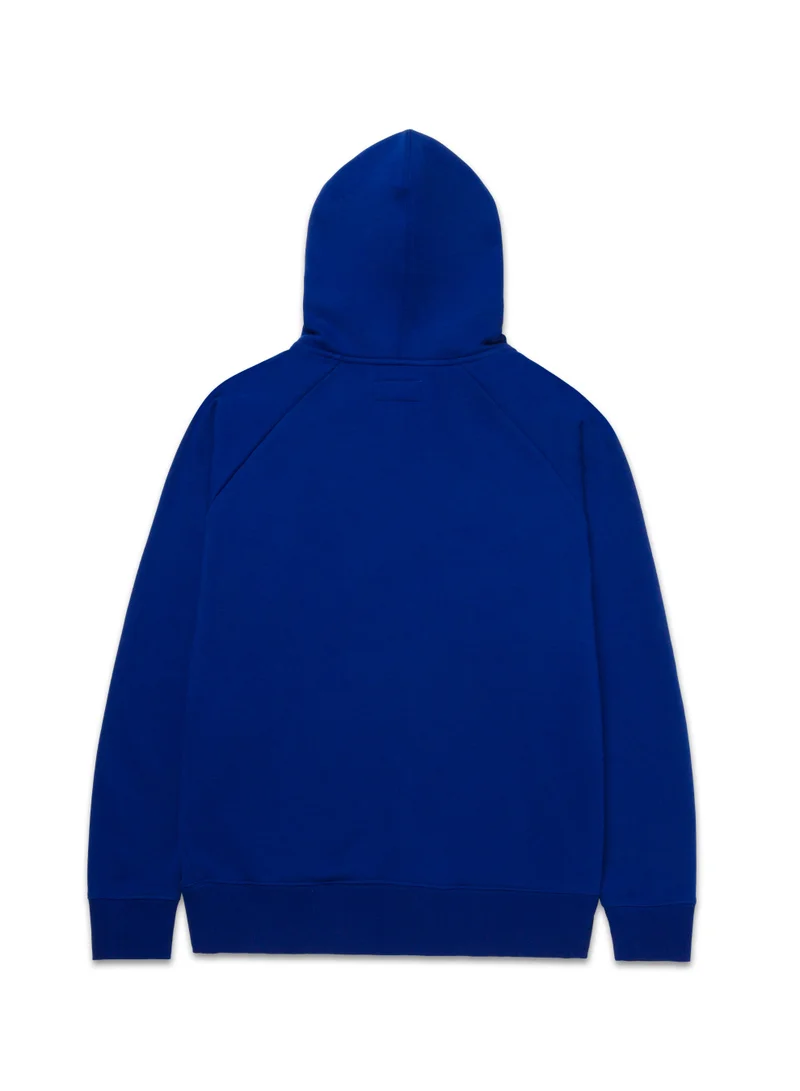 Caterpillar Caterpillar Men's Meta Work Fleece Pullover Hoodie in Navy with Graphic Print