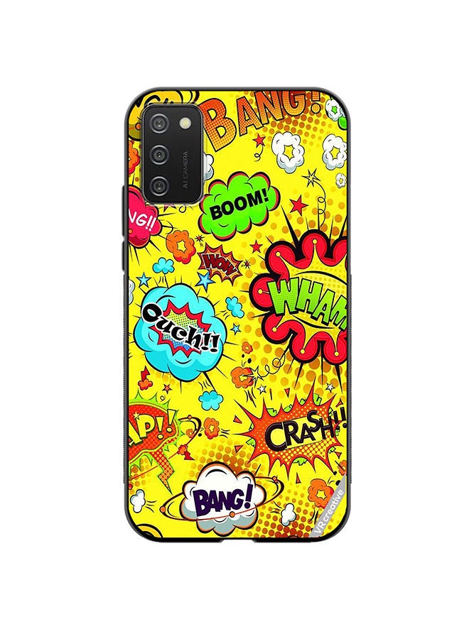 VR CREATIVE Protective Case Cover For Samsung Galaxy A02s Multiple Stickers Design Multicolour - Image 1