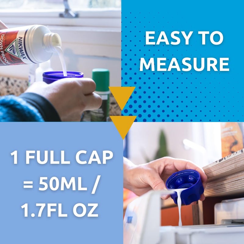 Nikwax Down Proof Wash-in Waterproofing Restores DWR Water Repellency to Down Filled Jackets, Outerwear, Vests, Sleeping Bags, Quilts, and Bedding, Revitalizes and Protects Insulation and Loft - Image 5