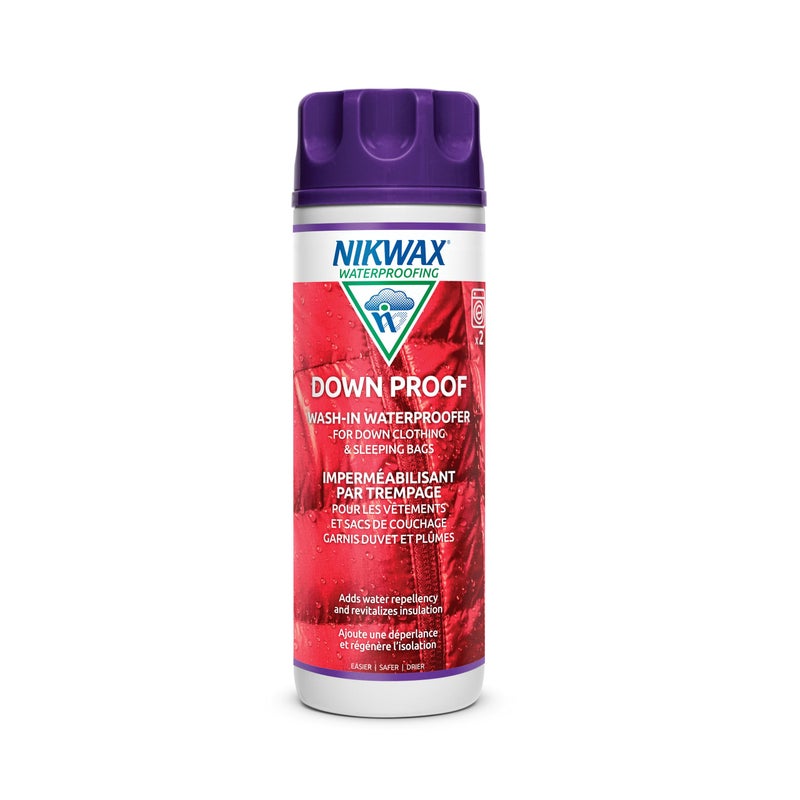 Nikwax Down Proof Wash-in Waterproofing Restores DWR Water Repellency to Down Filled Jackets, Outerwear, Vests, Sleeping Bags, Quilts, and Bedding, Revitalizes and Protects Insulation and Loft - Image 1