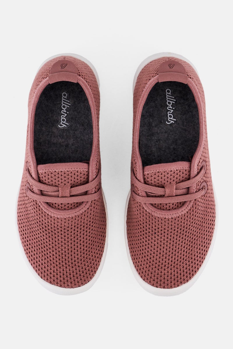 Allbirds Women Tree Skippers Lace Up Running Shoes, Dark Mauve - Image 3