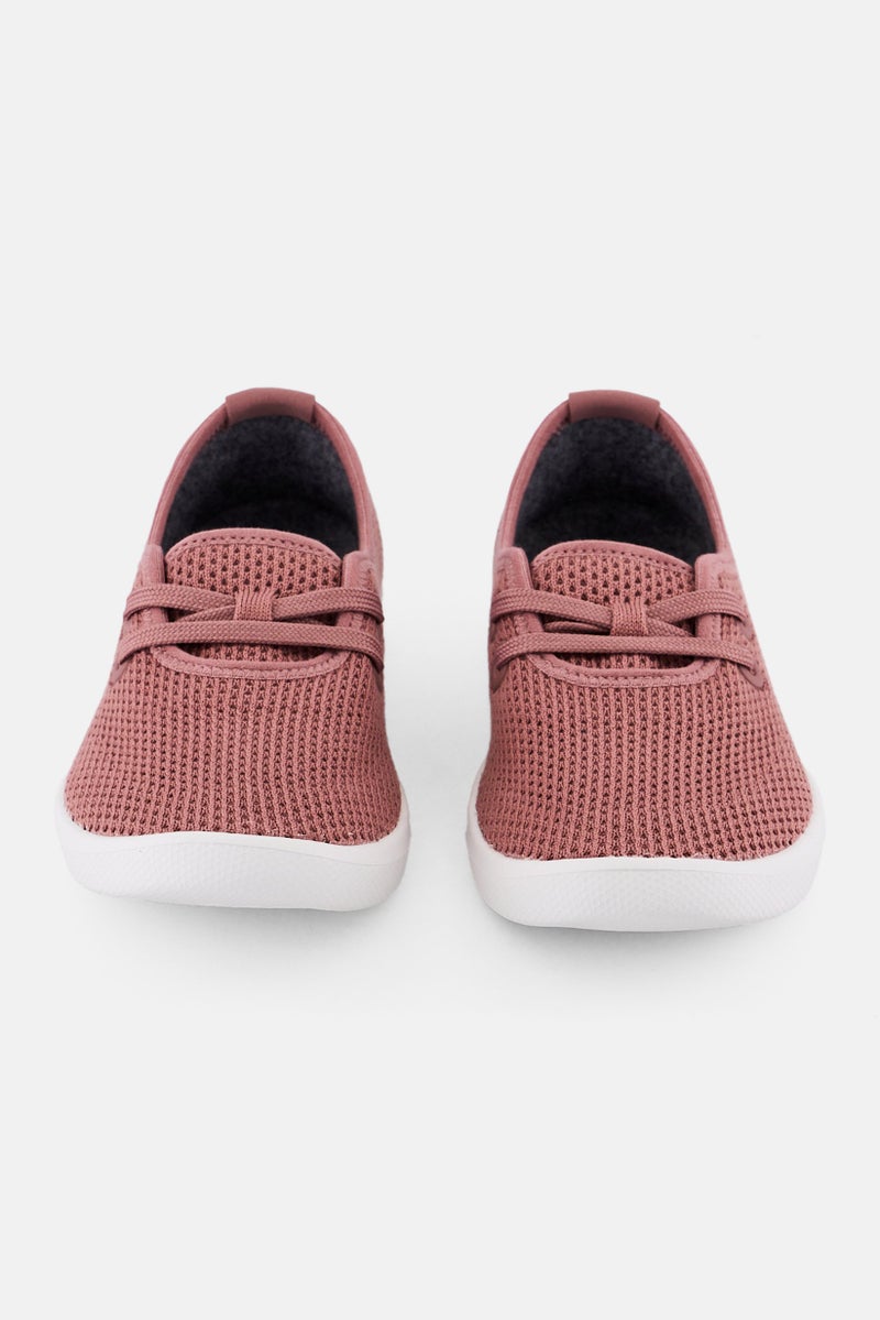 Allbirds Women Tree Skippers Lace Up Running Shoes, Dark Mauve - Image 4