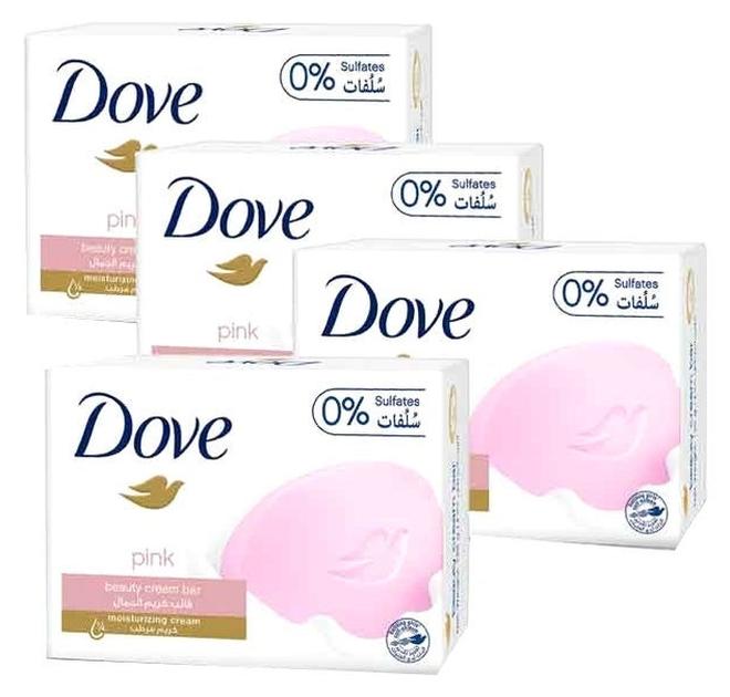 Dove Pink Soft Smooth Bar, 125g