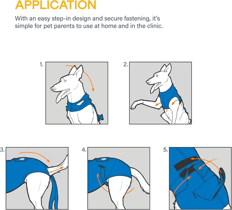 KVP Recova Shirt E-Collar Alternative Pet Recovery Collar, XX-Small - Image 5