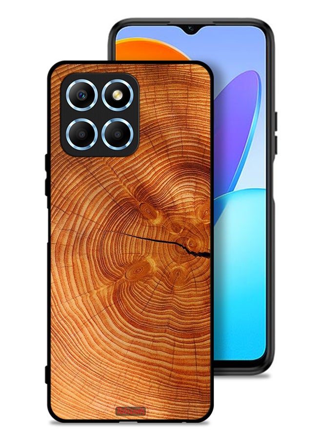 Tolwak Honor X8 5G Protective Case Cover Crack Wood - Image 1