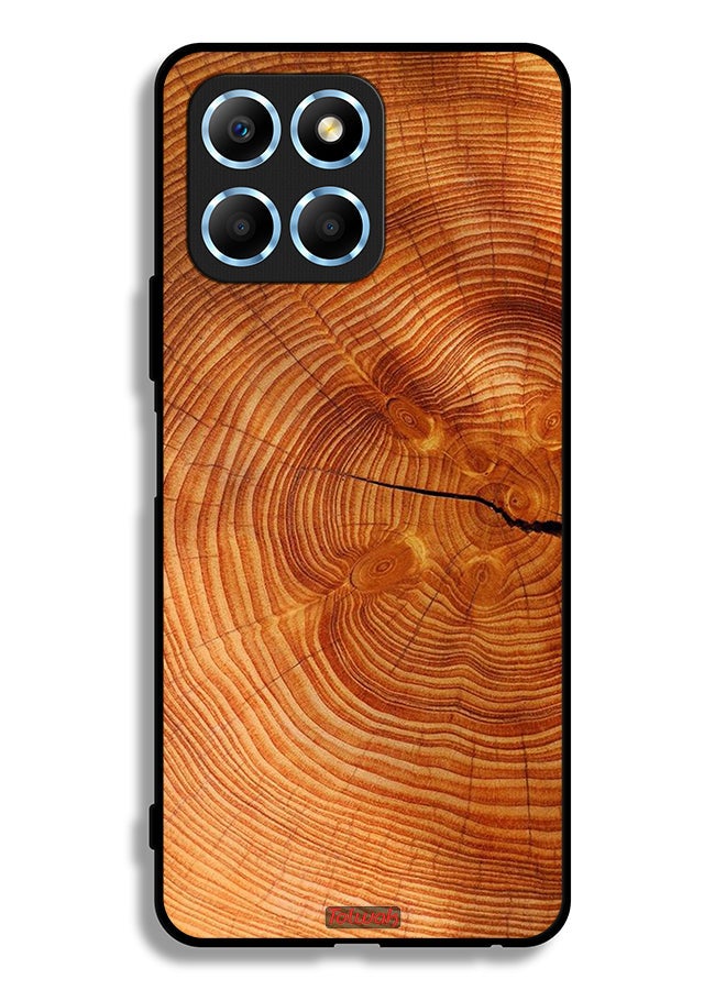 Tolwak Honor X8 5G Protective Case Cover Crack Wood - Image 2