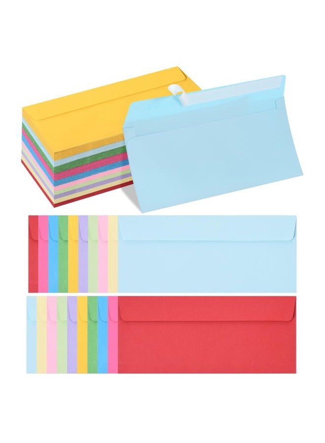 Keketer 50 Pack #10 Colored Business Envelopes Self Seal, 4.13 x 9.49 Inches Standard for Office, Business Checks, Invoices, Letter Mailing, Letters, Invitations - Image 1