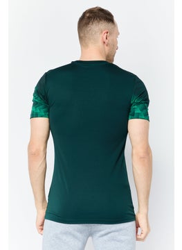 Adidas Men Sportswear Fit Short Sleeves Mexico Football Jersey Shirt, Green  - Image 2