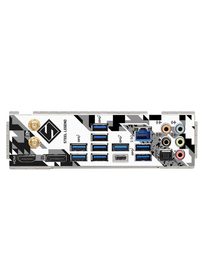 ASRock - ASRock Z790 Steel Legend WiFi DDR5 LGA1700 Intel Motherboard - Image 1