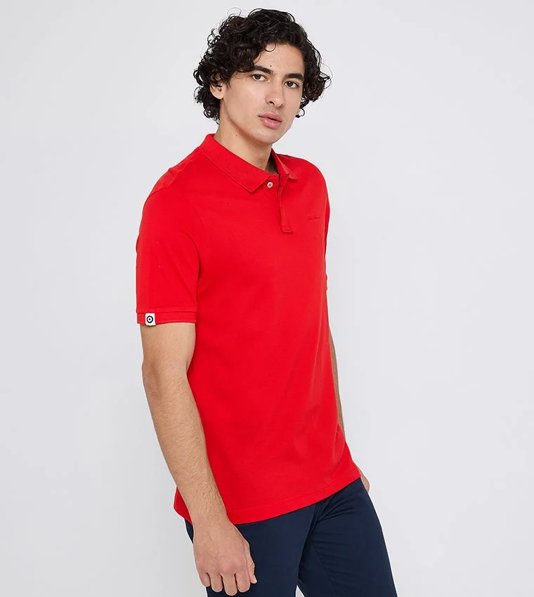 Ben Sherman  Ben Sherman Men's Short Sleeve Solid Polo Tees for Men | Best Price UAE