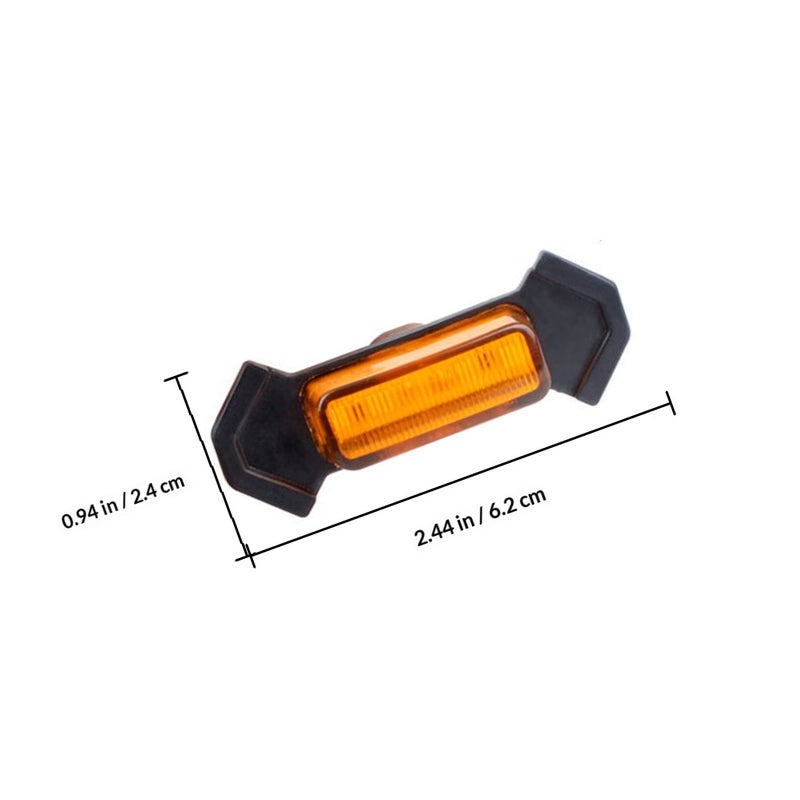 4 Pcs Amber Grille Lights with Fuse Front Grille Lighting for Car - Image 2