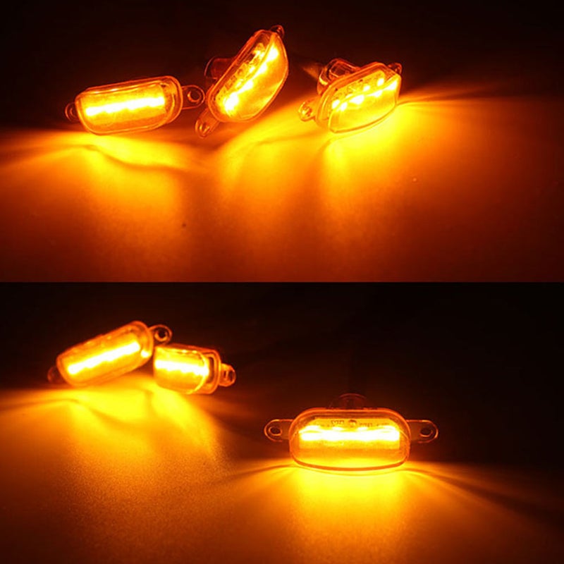 4 Pcs Amber Grille Lights with Fuse Front Grille Lighting for Car - Image 4