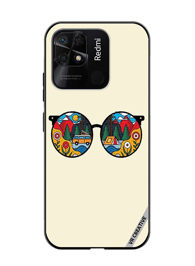 VR CREATIVE Protective Case Cover For Xiaomi Redmi 10C Glass Design Multicolour - Image 1