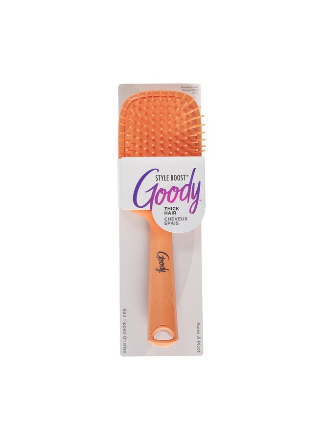 قودي  فرشاة جودي ستايل بوست بادل، فرشاة فك التشابك بشعيرات مرنة، تُستخدم كفرشاة فك تشابك أو فرشاة تصفيف، فرشاة شعر لمعالجة التشابك والعقد وتقليل التجعد، للشعر الكثيف، لون مرجاني - Image 1