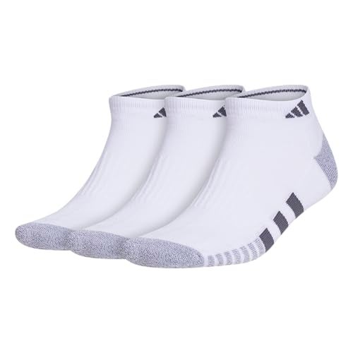Adidas Cushioned Low Cut Socks athletic fit with arch compression (3-Pair) - Image 1