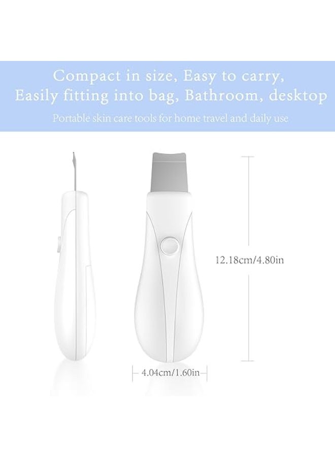 جهاز تنظيف وتطهير البشرة الاحترافي - ملعقة الوجه لإزالة الرؤوس السوداء وتنظيف المسام بعمق للرجال والنساء (أبيض) - Image 2