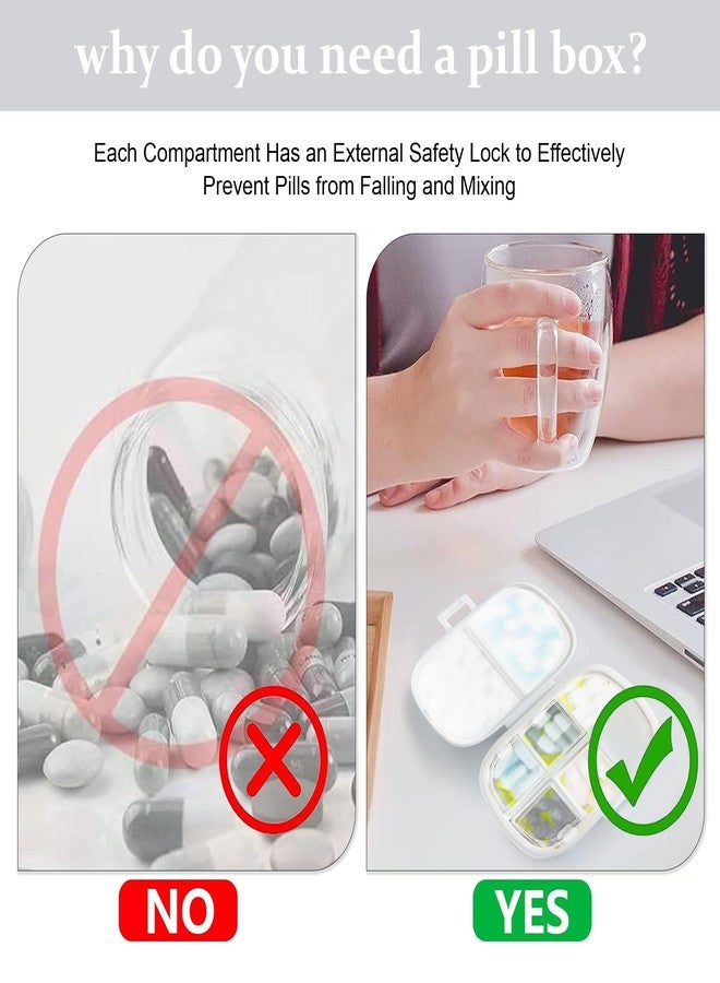 GLUN® Portable Empty First Aid Medicine Tablet Plastic Pouch Small Size, Mini Travel Medicine Pouch Waterproof Seal Handy Pills Pocket for Travels - Image 5