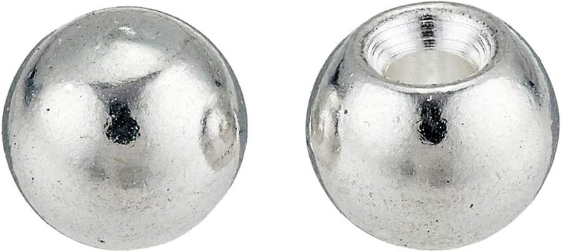 Beadalon Memory Wire End Caps, 3mm Round Silver Plated Beads - 144 Pieces - Image 2