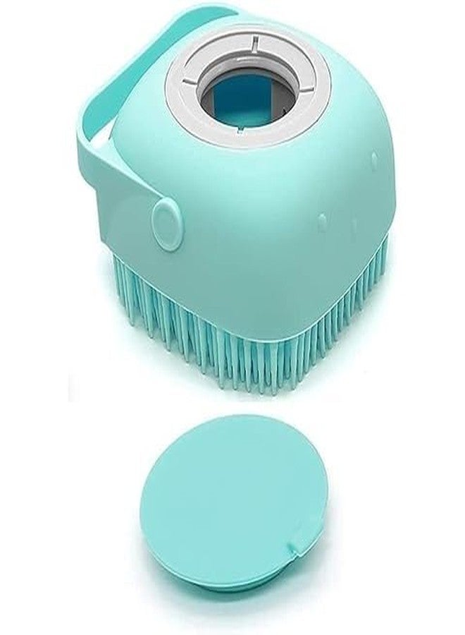 ZIGZAP Body Scrubber with Soap Dispenser Brush, Silicone Exfoliating Brushes, Soft Body Exfoliator, Bath Loofah for Babies, Kids, Women, Men and Pets (PACK OF 01) (FREE, 1, count) - Image 1