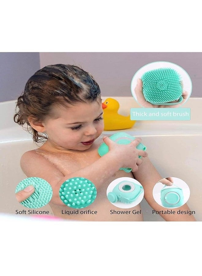ZIGZAP Body Scrubber with Soap Dispenser Brush, Silicone Exfoliating Brushes, Soft Body Exfoliator, Bath Loofah for Babies, Kids, Women, Men and Pets (PACK OF 01) (FREE, 1, count) - Image 5
