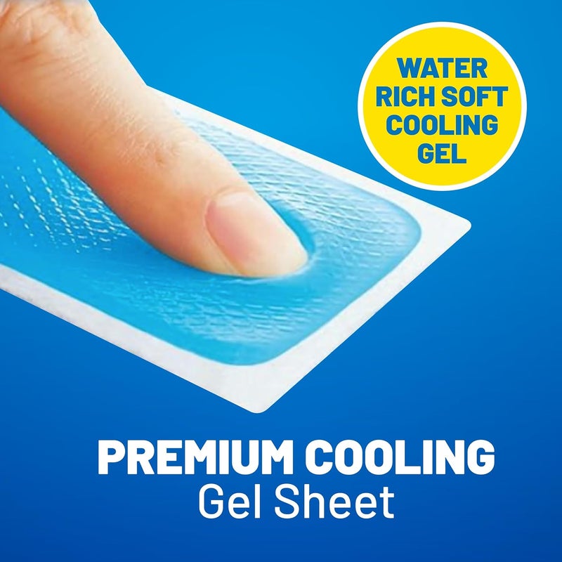 KOOL 'n' SOOTHE Kool n Soothe MIGRAINE Cooling Gel Sheets 4 PackImmediate Cooling Relief for Migraine  Severe Headache - Image 3