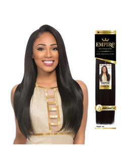 Empire Yaki Weave Hair Virgin Human Hair Extensions Yaki Texture Hair For Weaving And Sew In Styles Straight Yaki 1 Pack (14 Inch M51)