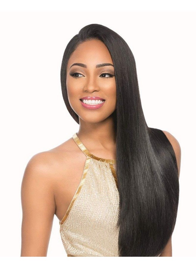 Sensationnel - Empire Yaki Weave Hair Virgin Human Hair Extensions Yaki Texture Hair For Weaving And Sew In Styles Straight Yaki 1 Pack (14 Inch M51) - Image 1