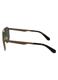 Calvin Klein Jeans FULL RIM METAL MODIFIED RECTANGLE CALVIN KLEIN JEANS SUN CKJ24202S  5913 (704) AMBER GOLD  - Image 4