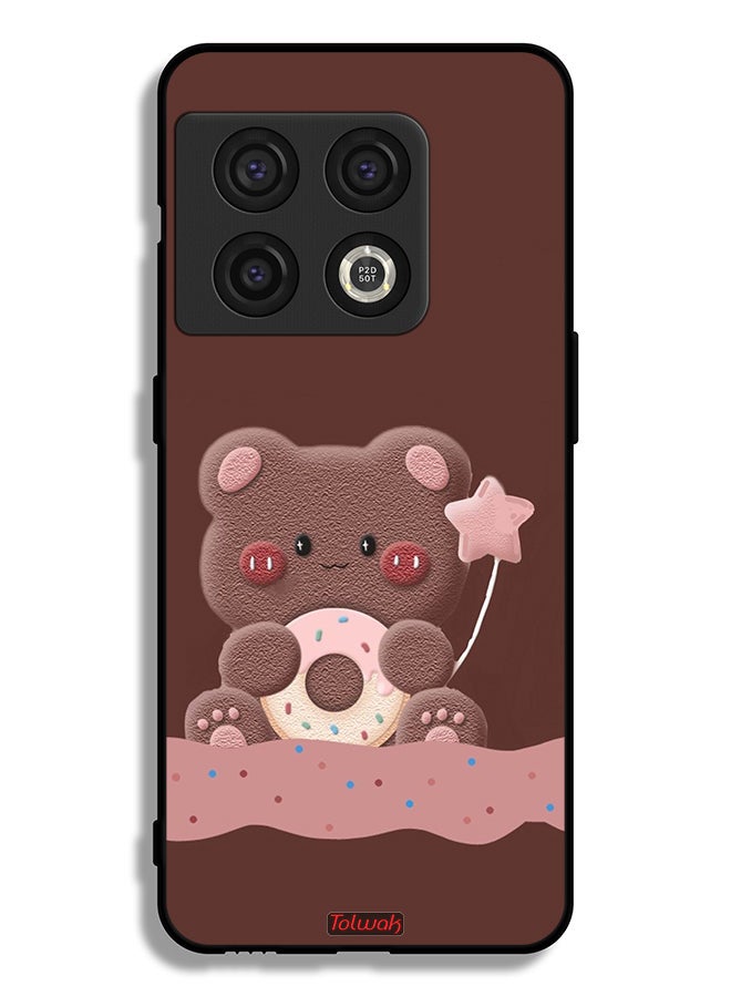 Tolwak OnePlus 10 Pro 5G Protective Case Cover Donut Bear - Image 2