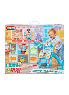 little tikes Learn & Play Learning Lane Activity Walker, 100+ sounds, phrases and activities  - Image 1