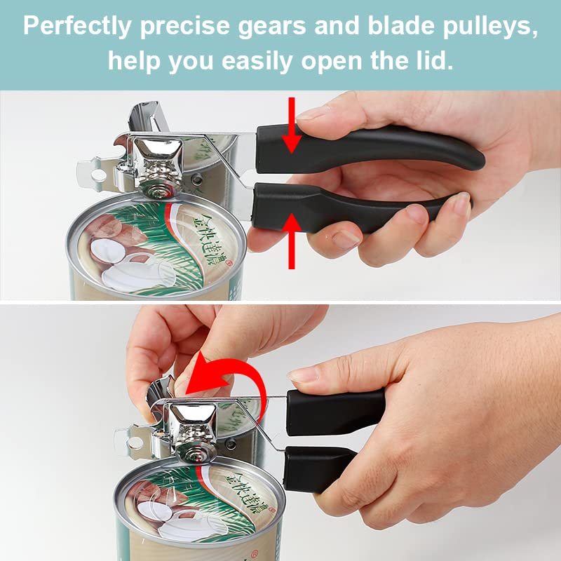 Dayish/Heavy Duty Stainless Steel 3 in 1 Can Opener/Cutter Tool, Bottle Opener Machine/Tin Cutter Opener - (19 x 5 x 5 cm) - Image 4
