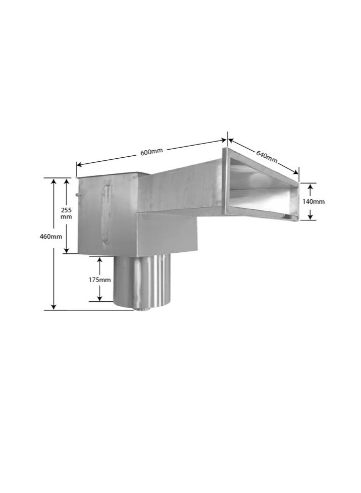 POOL MART Pool Skimmer SS 316 (640mm Long Mouth) [SKL600L] - Image 5