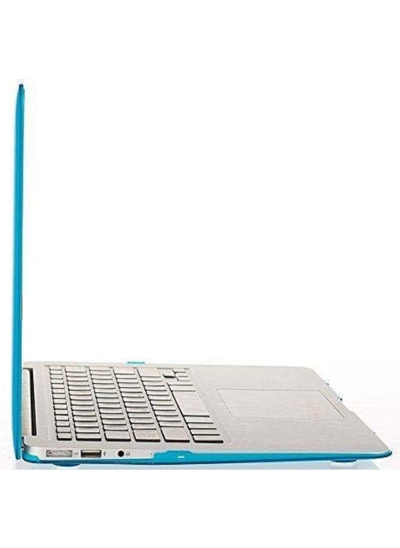 Mufaens Hard Shell Case Cover Compatible with Older Version MacBook Air (13 & 13.3-inch, 2010-2017 Release) Model: A1369/A1466, (MC503xx/A, MC504xx/A, MC965xx/A, MC966xx/A, MD231xx/A, MD232xx/A, MD760xx/A, MD761xx/A, MD760xx/B, MD761xx/B, MJVE2xx/A, MJVG2xx/A, MMGF2xx/A, MMGG2xx/A, MQD32xx/A, MQD42xx/A, MQD52xx/A) Sky Blue  - Image 5