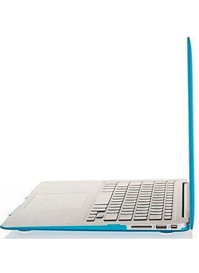 Mufaens - Hard Shell Case Cover Compatible with Older Version MacBook Air (13 & 13.3-inch, 2010-2017 Release) Model: A1369/A1466, (MC503xx/A, MC504xx/A, MC965xx/A, MC966xx/A, MD231xx/A, MD232xx/A, MD760xx/A, MD761xx/A, MD760xx/B, MD761xx/B, MJVE2xx/A, MJVG2xx/A, MMGF2xx/A, MMGG2xx/A, MQD32xx/A, MQD42xx/A, MQD52xx/A) Sky Blue - Image 1