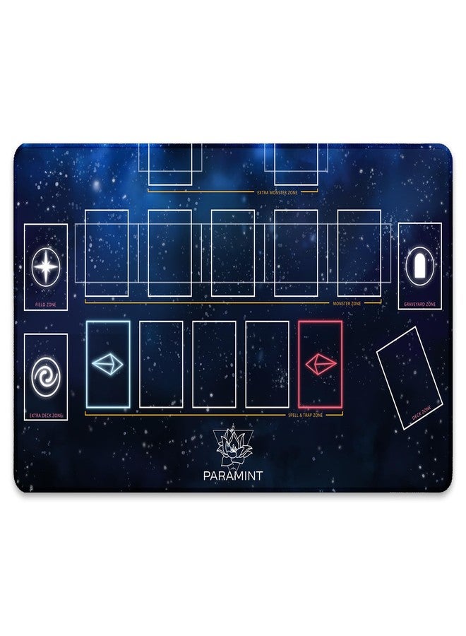 Paramint Stardust, One-Player (Stitched) - For Yugioh Playmat - Compatible with Yu-Gi-Oh, TCG - Master Rule Duel Field Zones, Large 1-Player Card Game Mat - Original Play Mat Art Designs & Accessories - Image 2