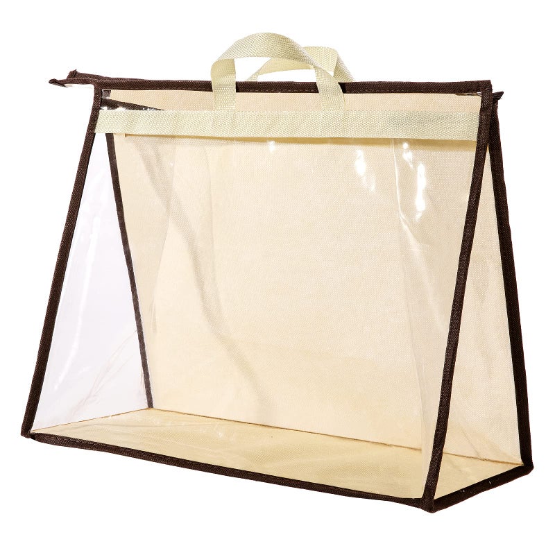 CINPIUK Clear Handbag Storage Bags Purse Organizer for Closet Zipper Hanging Storage Bag for Handbags XL