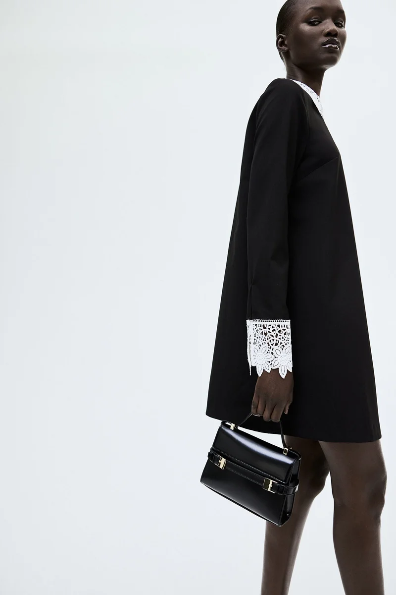 اتش اند ام Lace-detail dress