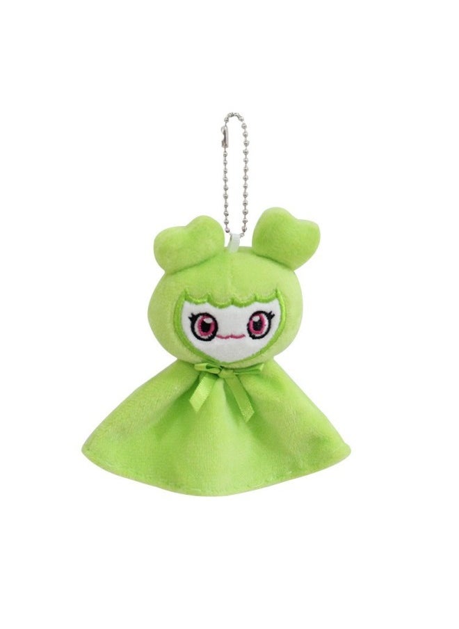 Generic - Twice Park Zhixiao Hirai Tao Sun Caiying Momo Lovely Plush Couple Doll Key Bag Skirt Pendant-Specifications:10cm Skirt Pendant-Color:Red - Image 1