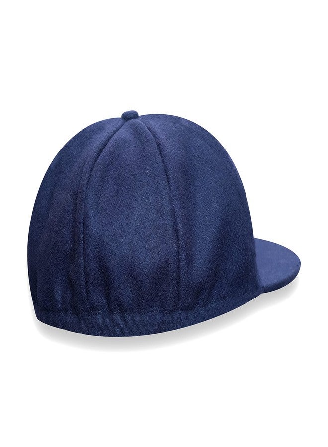 Coreteq Unisex Melton Wool Traditional Baggy County Cap Cricket (Pack of 1) (Free Size, Admiral Blue) - Image 4