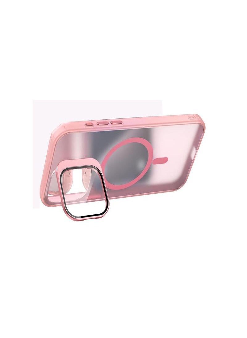 Y&D Lens Holder Phone Case With MagSafe Supports Magnetic Charging TPU PC Case Shock Absorbing Screen And Camera Protection For Apple 15  - Image 1