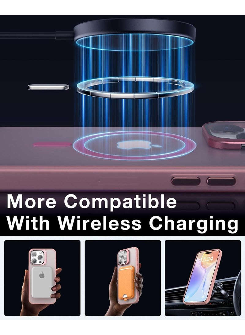Y&D Lens Holder Phone Case With MagSafe Supports Magnetic Charging TPU PC Case Shock Absorbing Screen And Camera Protection For Apple 15  - Image 2