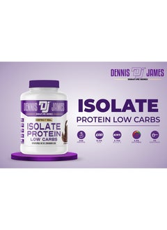 DENNIS JAMES Signature Series Isolate Protein Low Carbs 5lbs, Mango - Supports Muscle Recovery and Strength (84 Servings)  - Image 4