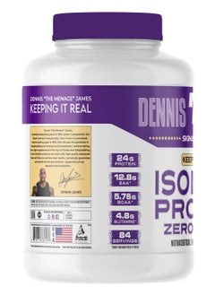 DENNIS JAMES Signature Series Isolate Protein Low Carbs 5lbs, Mango - Supports Muscle Recovery and Strength (84 Servings)  - Image 2
